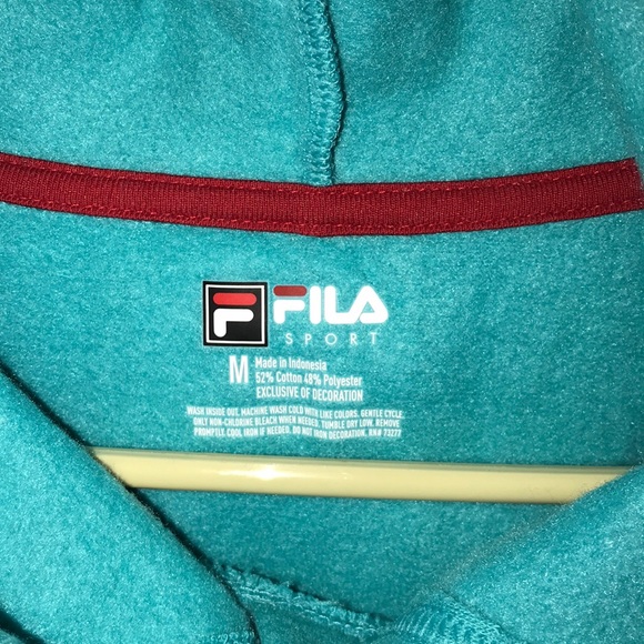 Fila teal hoodie - Picture 2 of 4